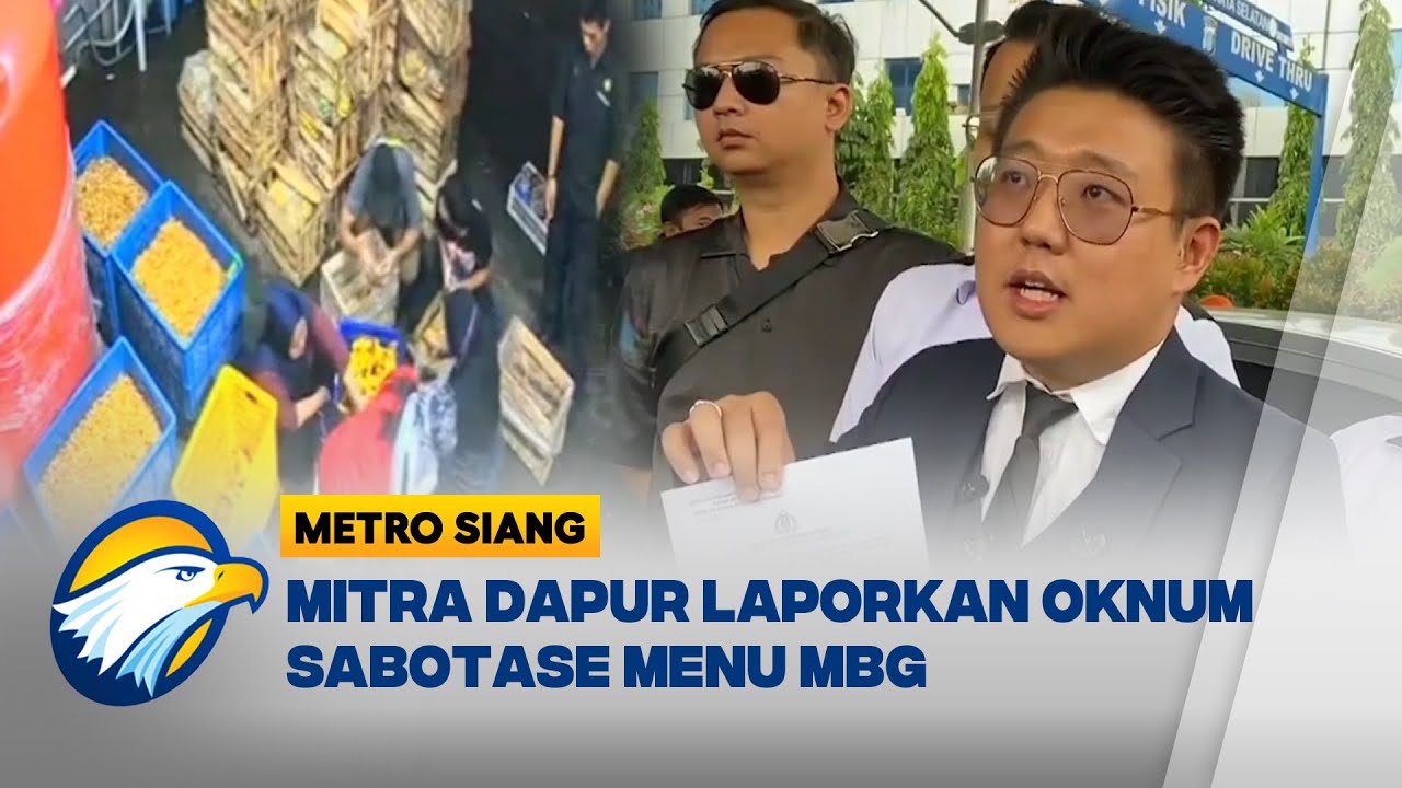 Kecolongan, Oknum Relawan Diduga Sabotase MBG di Tangerang - [Metro Siang]