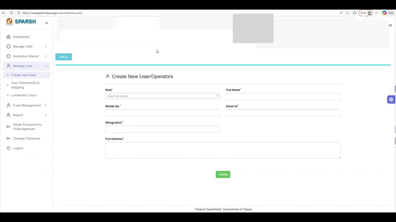SNA SPARSH maker checker creation full video|SNA SPARSH for beginners
