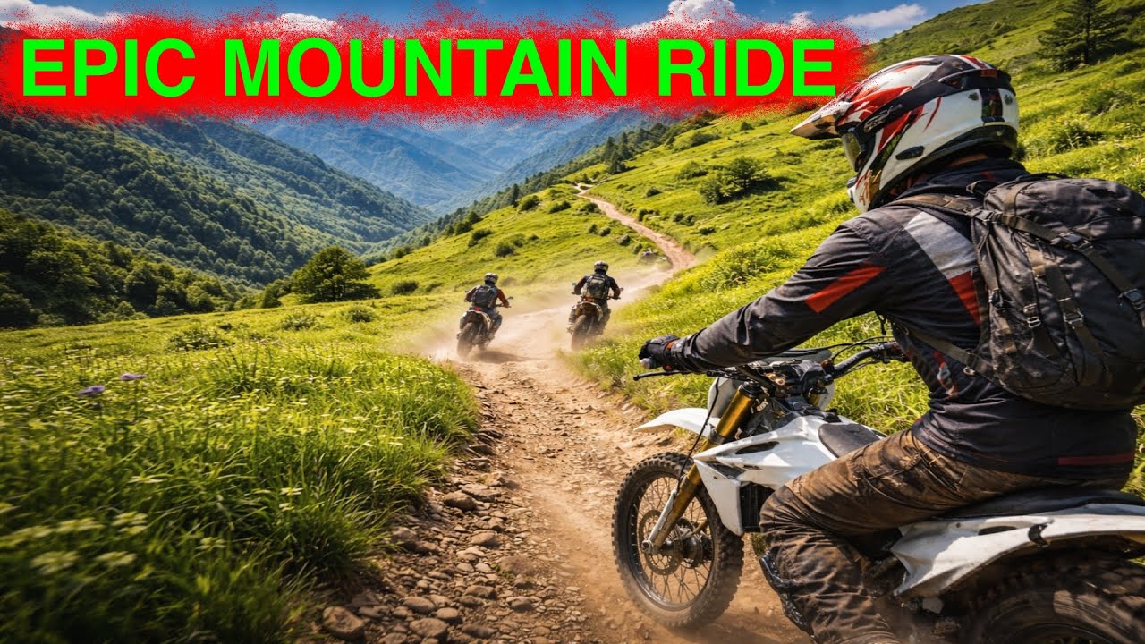 Mountain Motorcycle Adventure 🌿🏍️ | Green Nature Ride in Azerbaijan, Iran ⛰️🔥