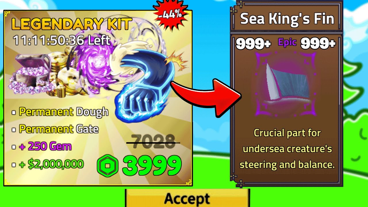 Trading LEGENDARY KIT for 24 HOURS in KING Legacy!