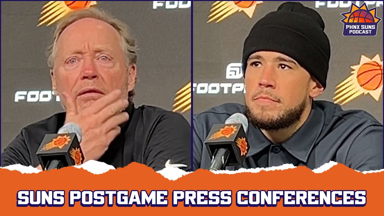 Phoenix Suns Postgame Press Conferences After A Win Over The Spurs, Devin Booker Makes HISTORY