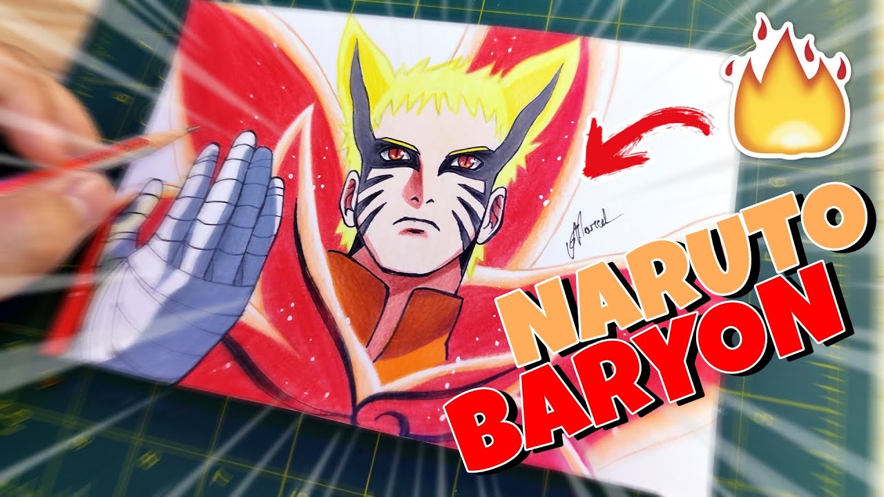 Como desenhar o Naruto Modo Baryon do Boruto - passo a passo #1