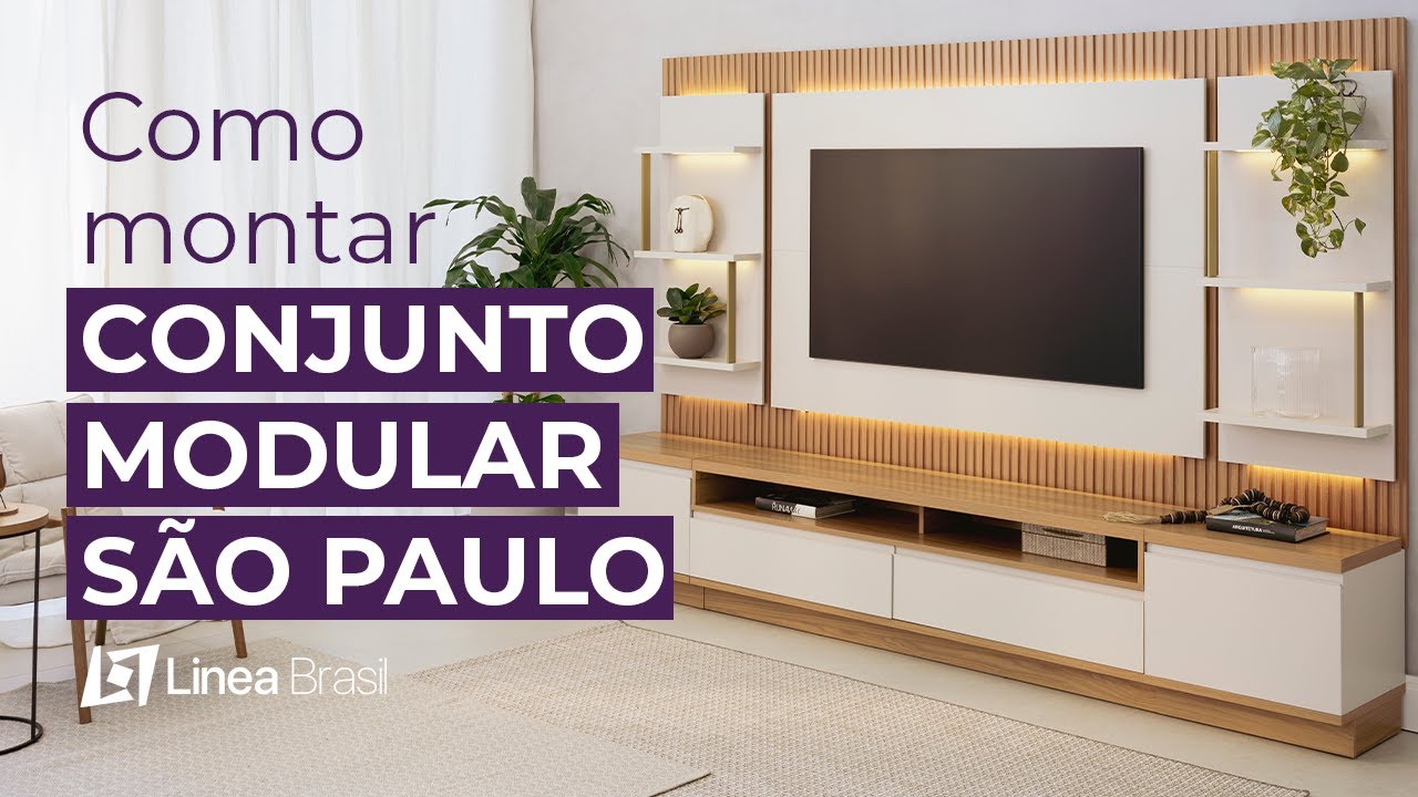 Como montar Conjunto Modular São Paulo - Linea Brasil