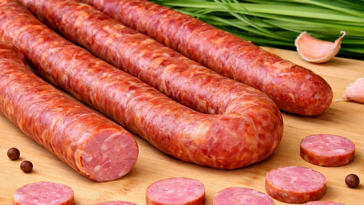 Das Geheimnis einer saftigen Wurst! Das einfachste Rezept f&uuml;r hausgemachte Wurst.