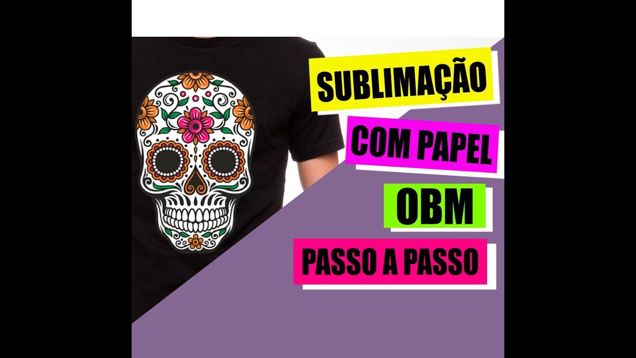 #9 - Sublimação com Papel OBM JD INK-JET  passo a passo - (Sublimação em tecidos escuros)