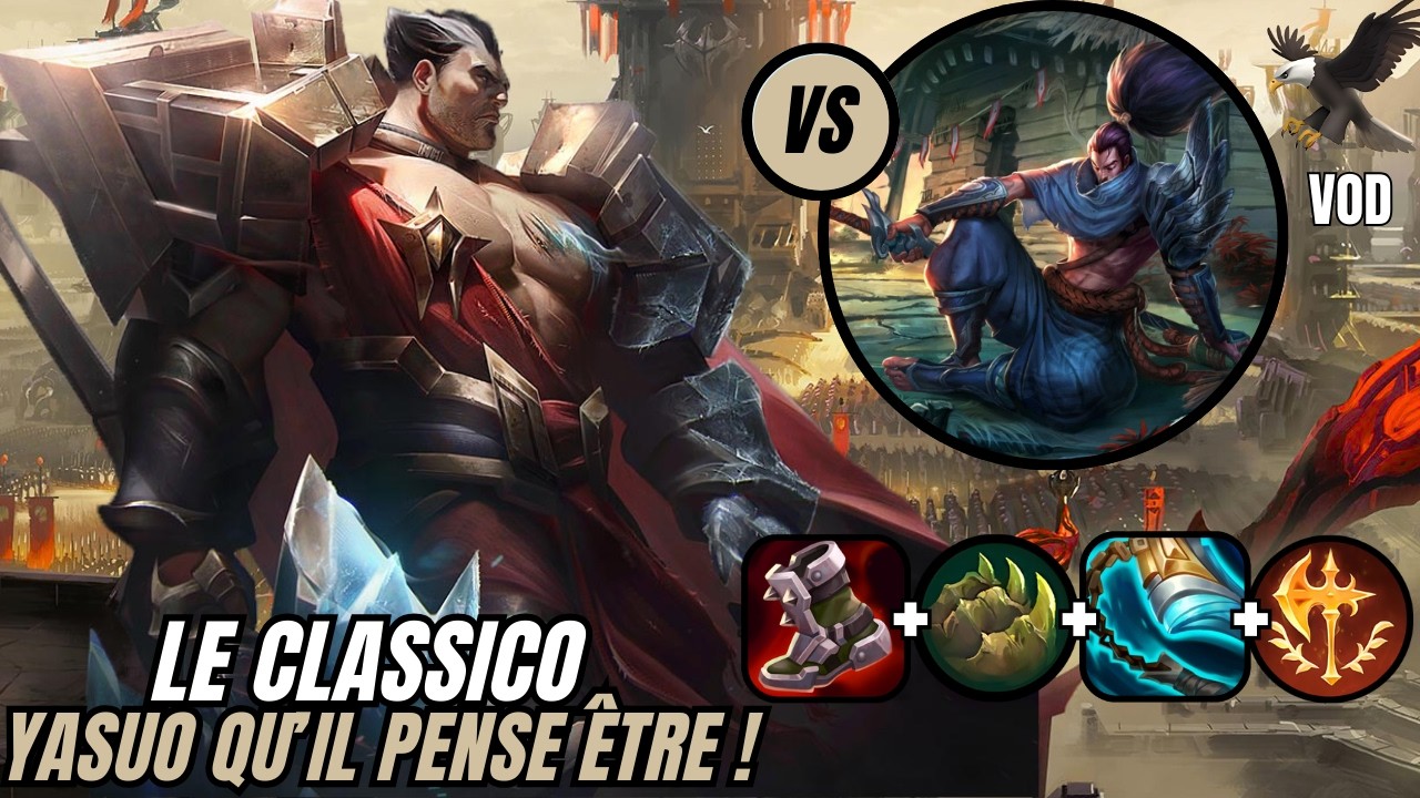 LE CLASSICO YASUO QU'IL PENSE ETRE !!! - SoloQ Master - Darius vs Yasuo