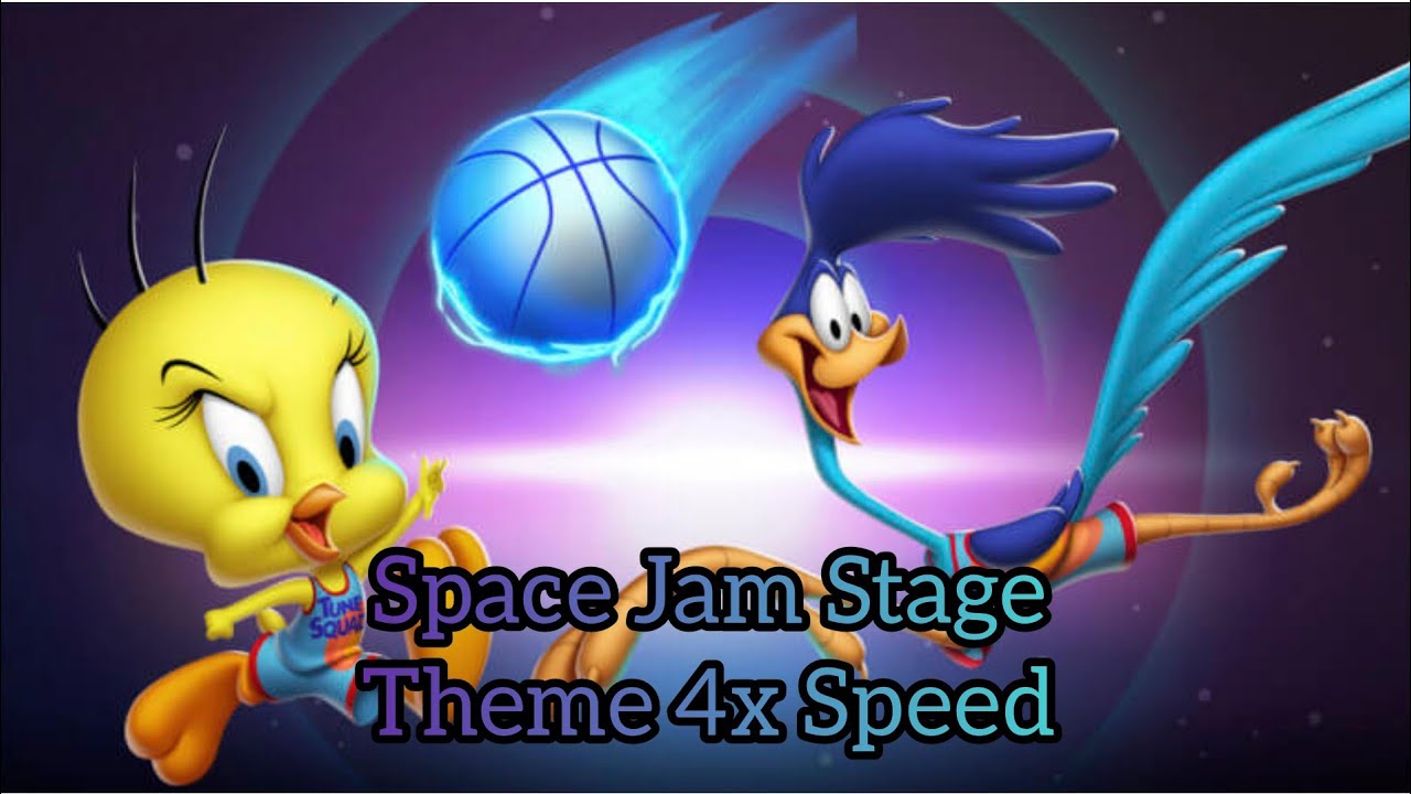 Looney Tunes World of Mayhem - Space Jam Stage Theme 4x Speed