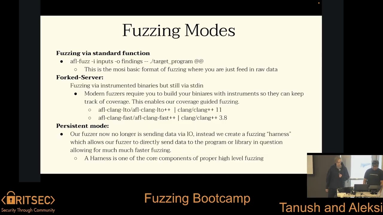 Fuzzing Bootcamp - Tanush Madanbhavi and Aleksi Karttunen