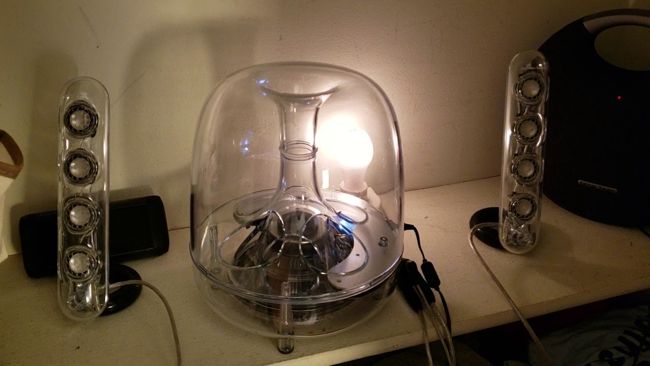 Soundsticks 3 vs Studio 5 distant bass test.