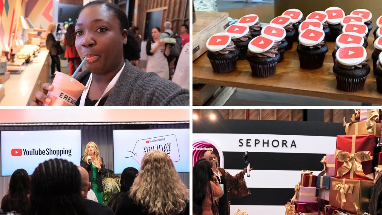 YouTube invited me to my first content creator event (Holiday House, YouTube Shopping)