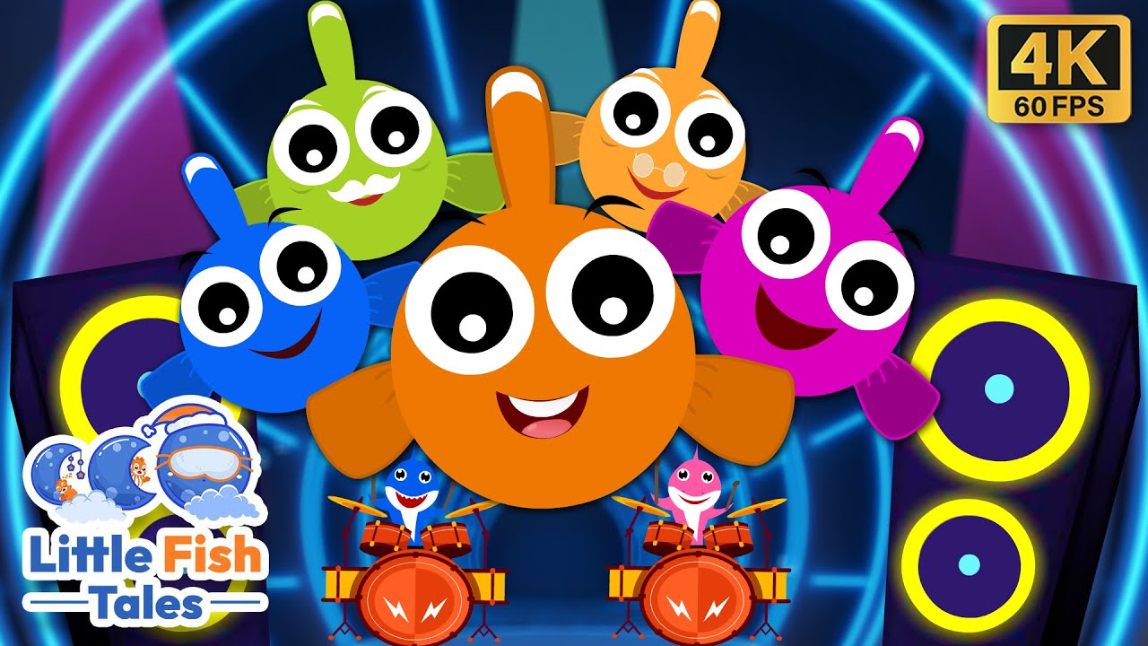 Little Fish More and More | Dance Party | Little Fish Tales | #babyshark #fish