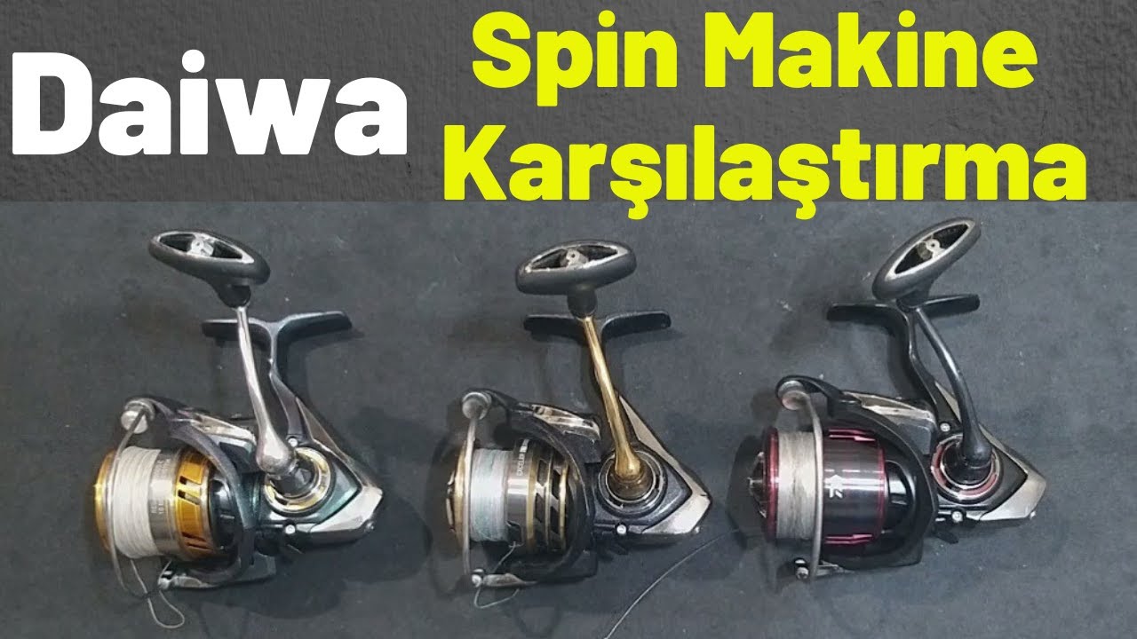 Daiwa Spin Makineleri Karşılaştırma bakım tamir İnceleme | reel maintenance repair review
