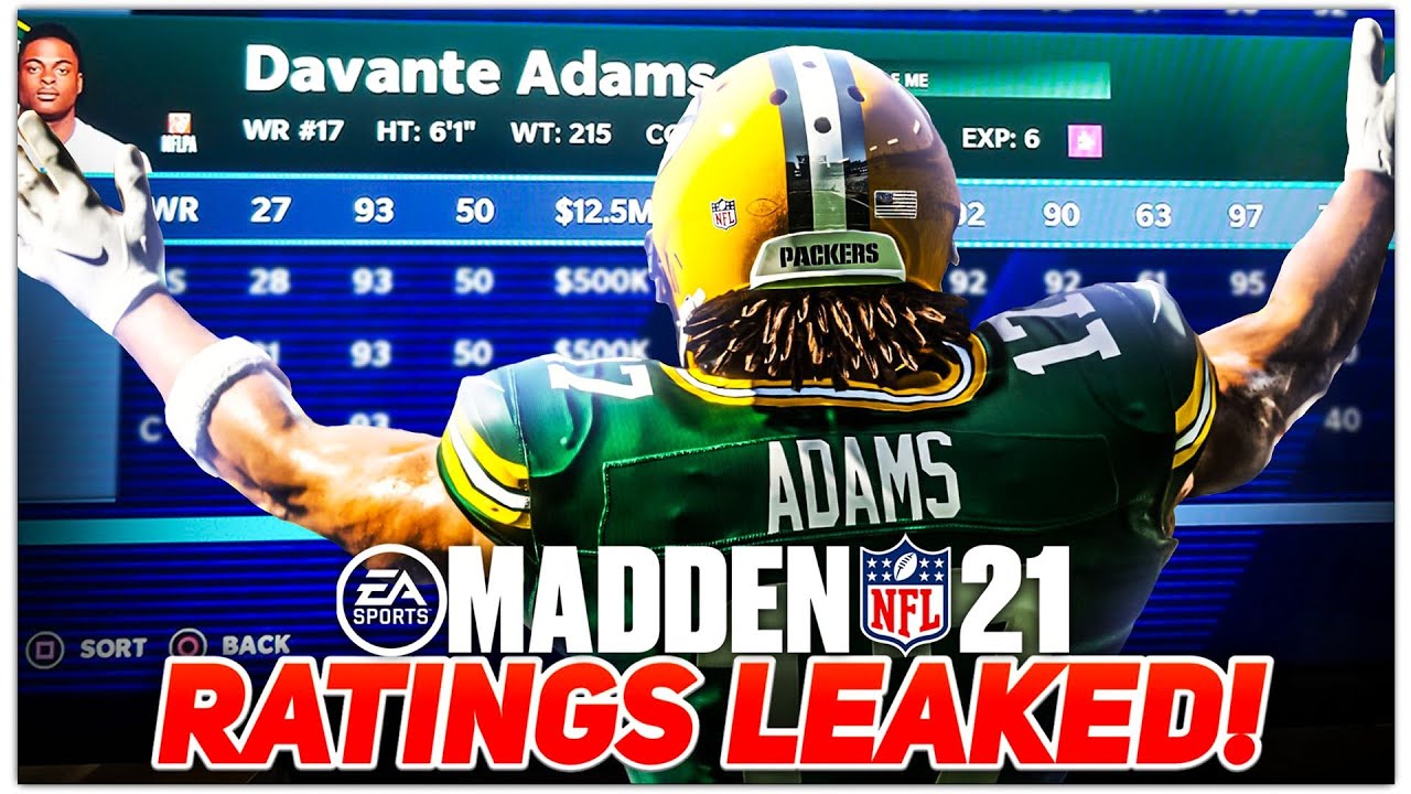 MADDEN 21 PLAYER RATINGS!