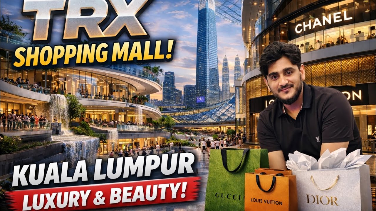 TRX Shopping Mall Kuala Lumpur 🇲🇾 the most luxurious Shopping mall | Travel with Nasir Haleemi 2026 