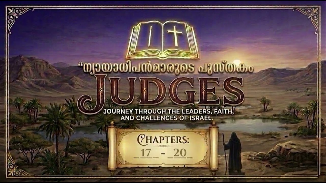March 13:  Judges 17-20 ബൈബിൾ വായന പദ്ധതി | Malayalam Audio Bible