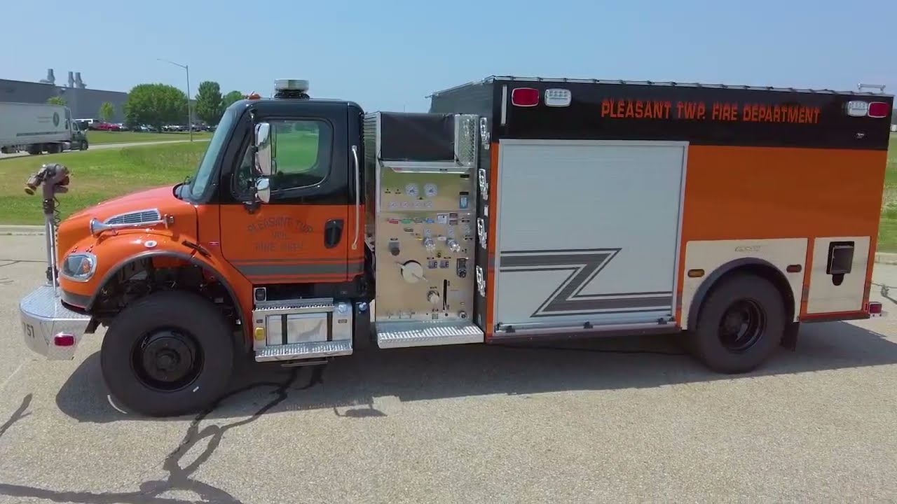 Spencer Custom Tanker Delivered to Pleasant Township VFD - Indiana