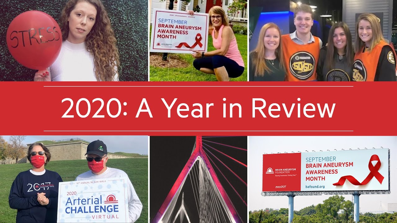 What did brain aneurysm awareness, support & research look like in 2020? | Brain Aneurysm Foundation
