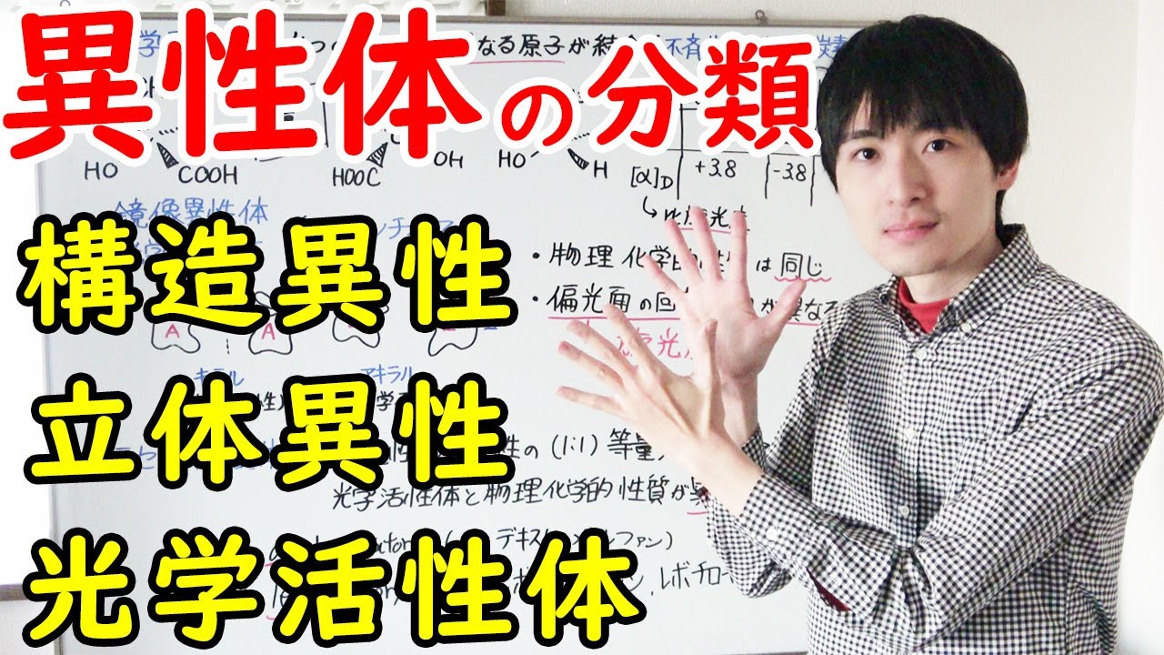【大学の有機化学】異性体の分類【シストランス、鏡像異性、エナンチオマー、ラセミ体、配座異性】