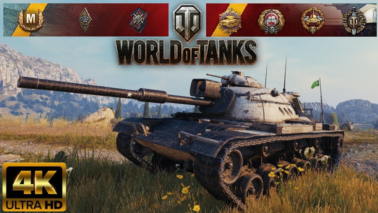 M60 - Abbey map - 11 kills - 8,4k damage World of Tanks replay 4K