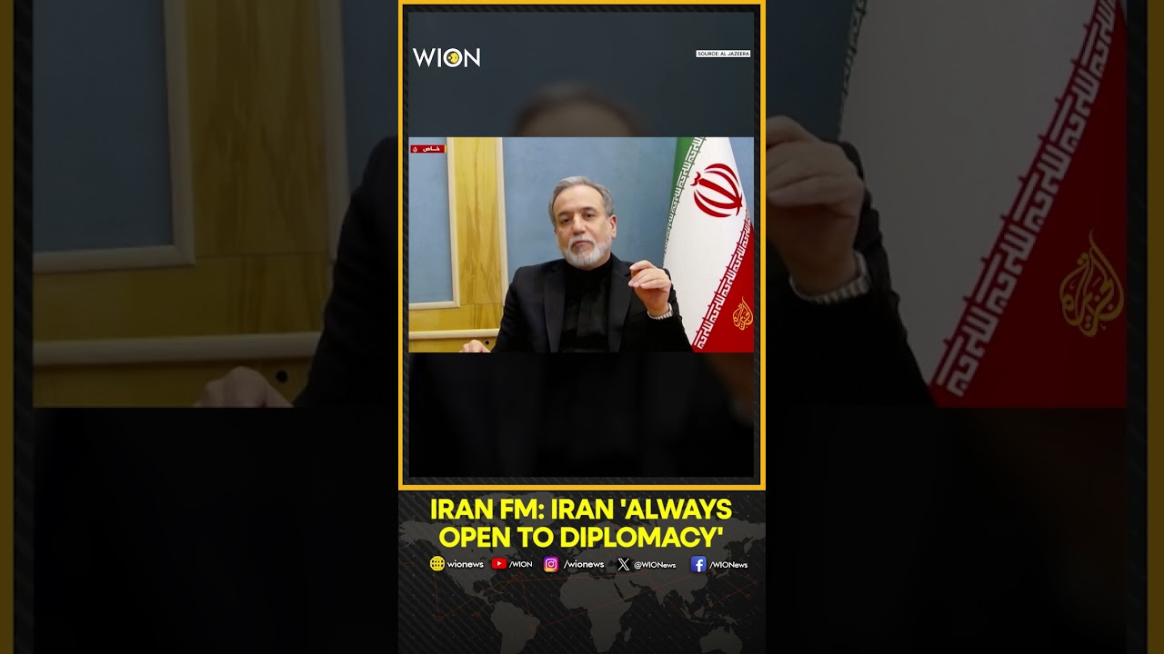 Iran FM Says Tehran Open to Diplomacy Despite Escalating Attacks | WION