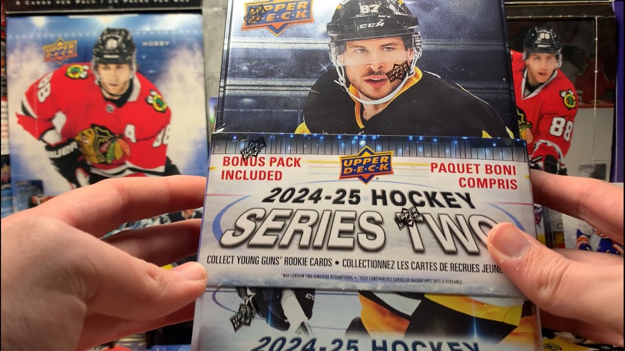 4 Young Guns! Opening a Tin of 24/25 Upper Deck Series 2 Hockey