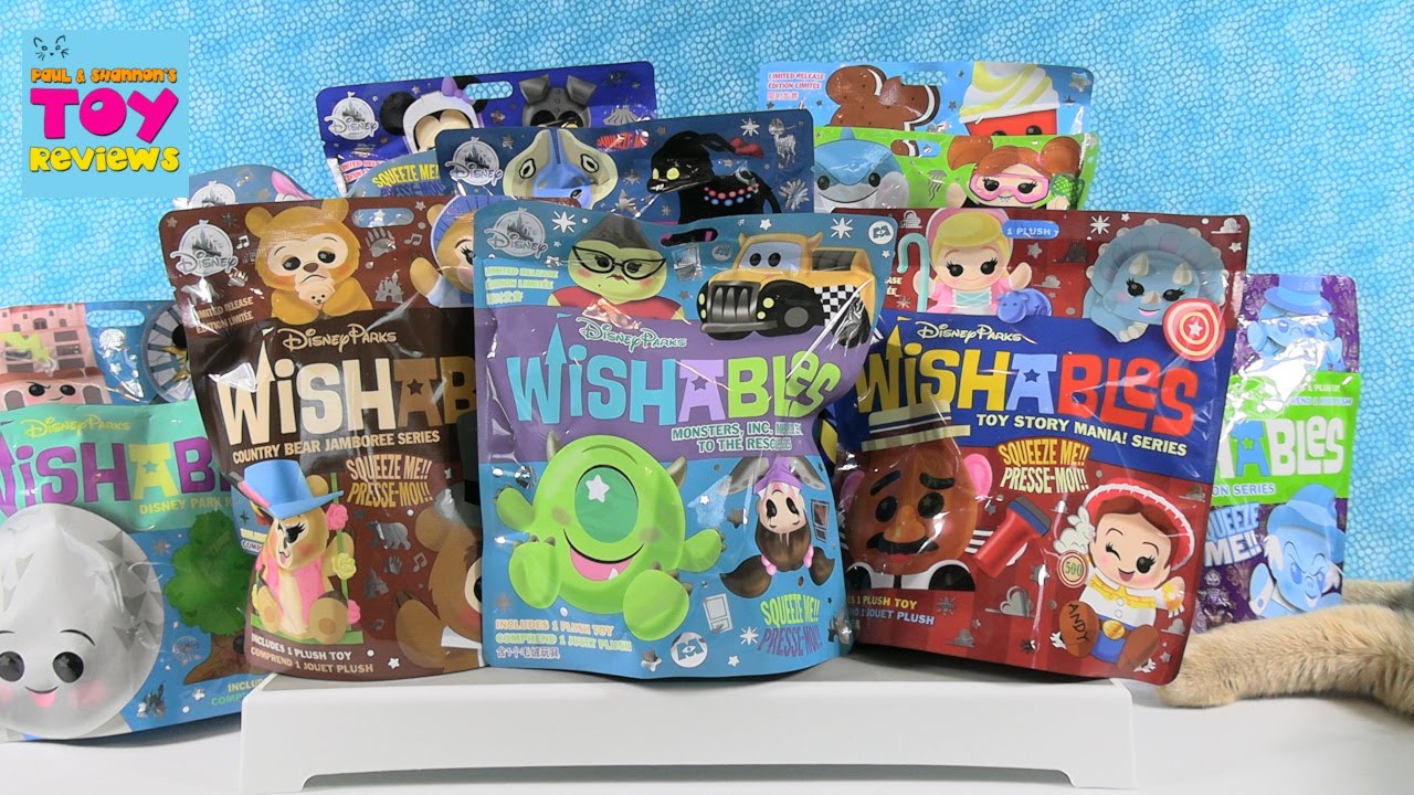 Wishables Palooza Disney Parks Blind Bag Plush Opening Haunted Mansion Toy Story & More | PSToyRevie