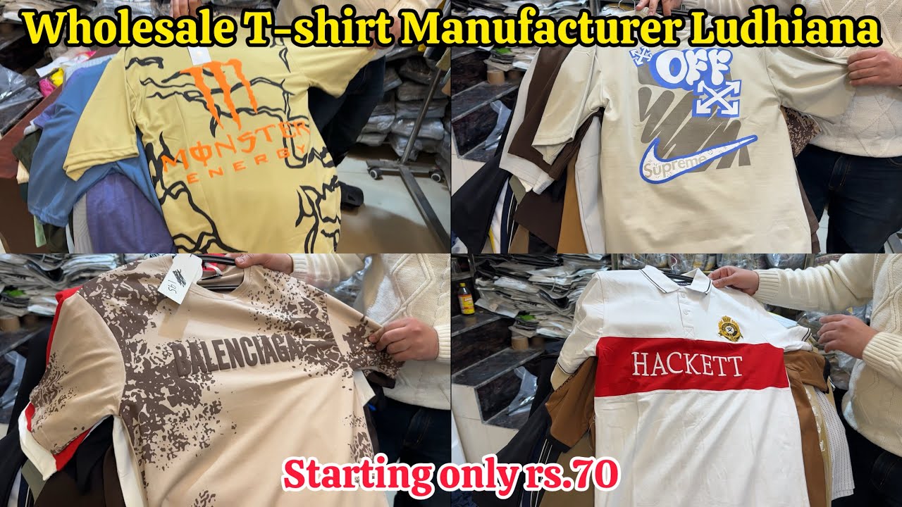 Wholesale Gandhinagar Market Ludhiana/ Tshirt, lower, capry direct from manufacturer starting rs.70