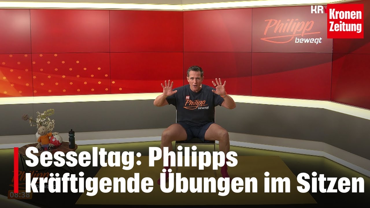 Philipp bewegt am Donnerstag, 9.1.: Stärkende Übungen im Sitzen