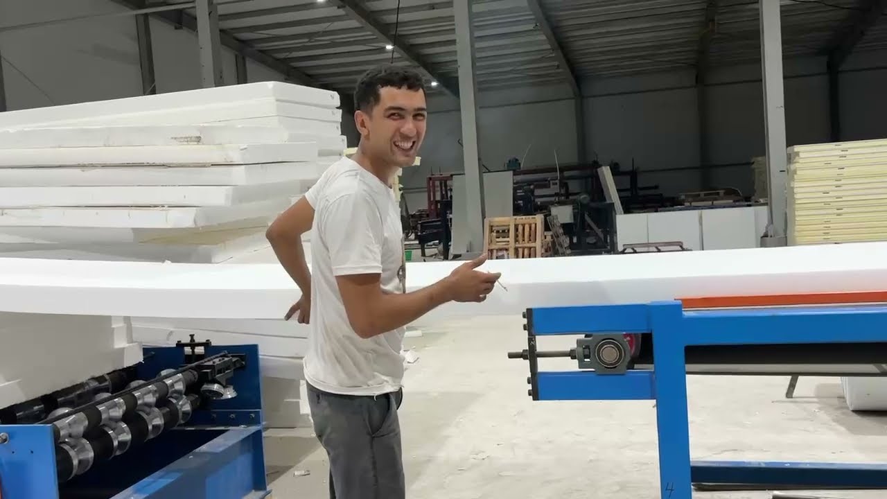 SP9 EPS rockwool sandwich panel for z-lock
