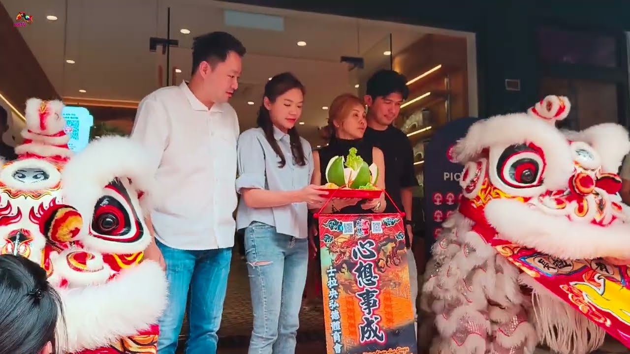 Selayang Hong Teck (士拉央弘德體育會) Double Lion Blessing at Chagee Danau Desa