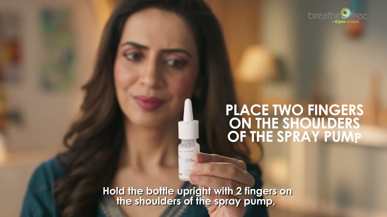 Назальный спрей Cipla | Пошаговое руководство от Breathefree UAE