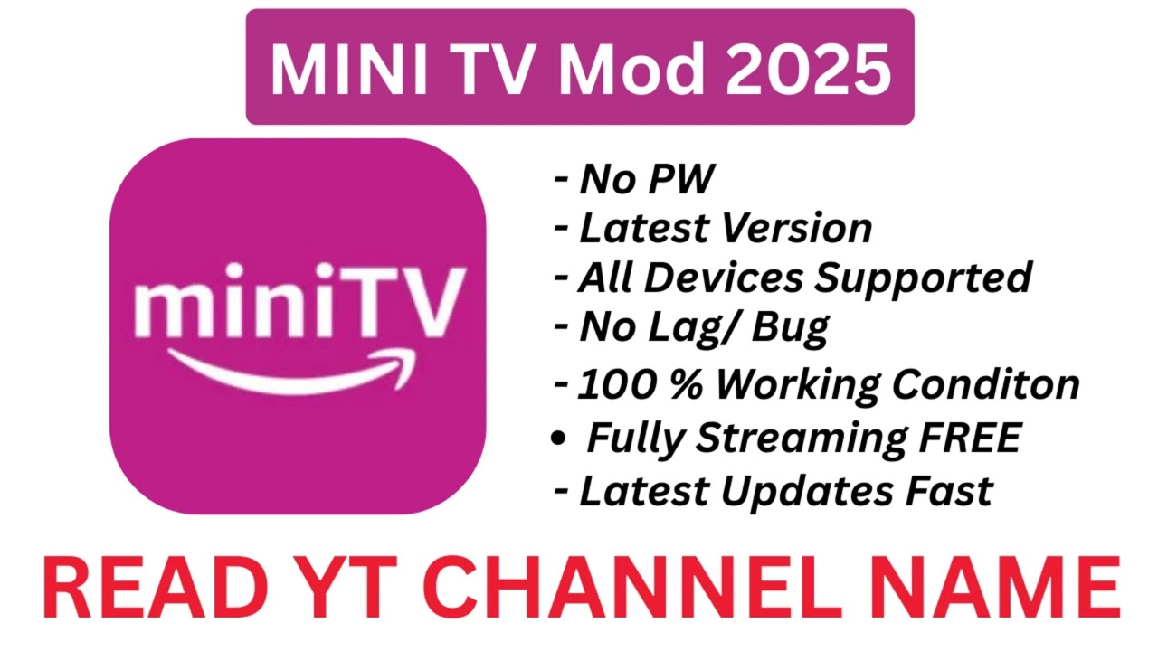 Amazon Mini Tv Mod Apk 2025 | Mini Tv Latest Mod Apk 2025
