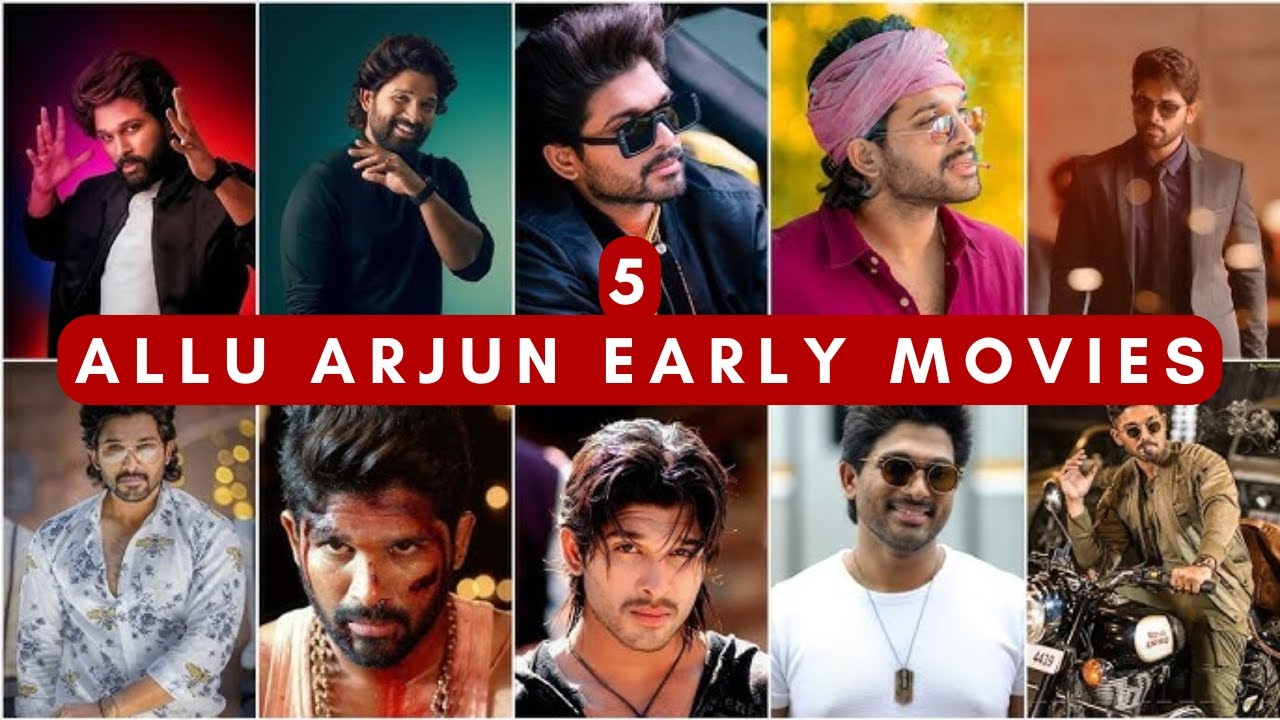 Allu Arjun's Breakthrough Films | 5 Hits That Defined His Career | Filmy Table