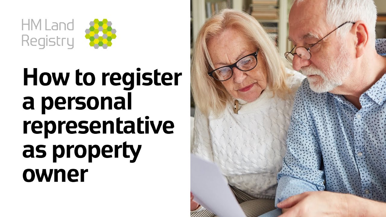 How to register a personal representative as property owner