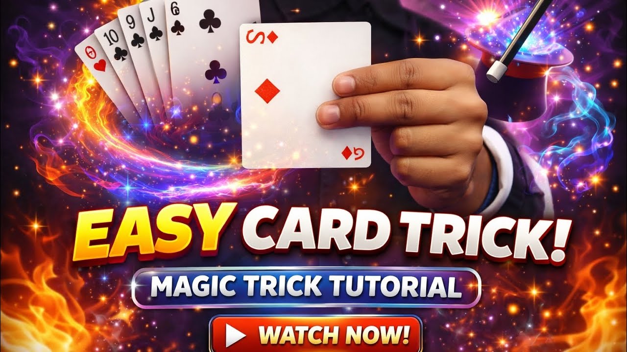 🔥 2 Easy Card Magic Tricks Revealed! | Step-by-Step Tutorial 😱