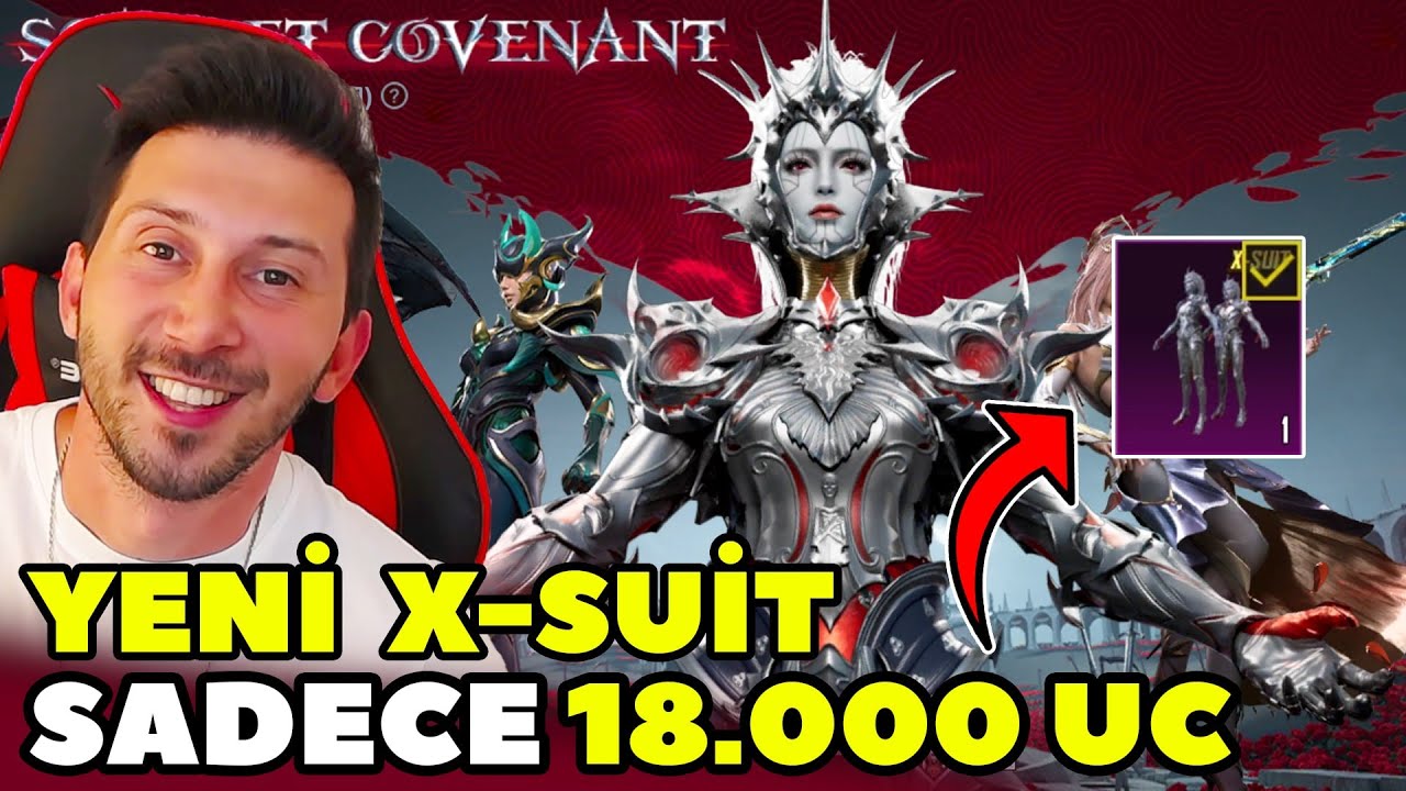 YENİ X SUİT SCARLET SADECE 18000 UC PUBG MOBILE SANDIK KUTU AÇILIMI