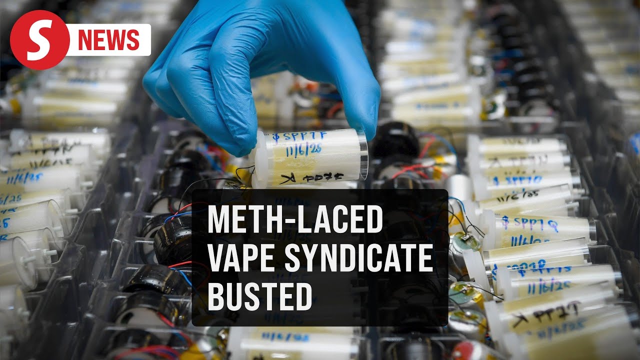Police bust syndicate selling meth-laced vape