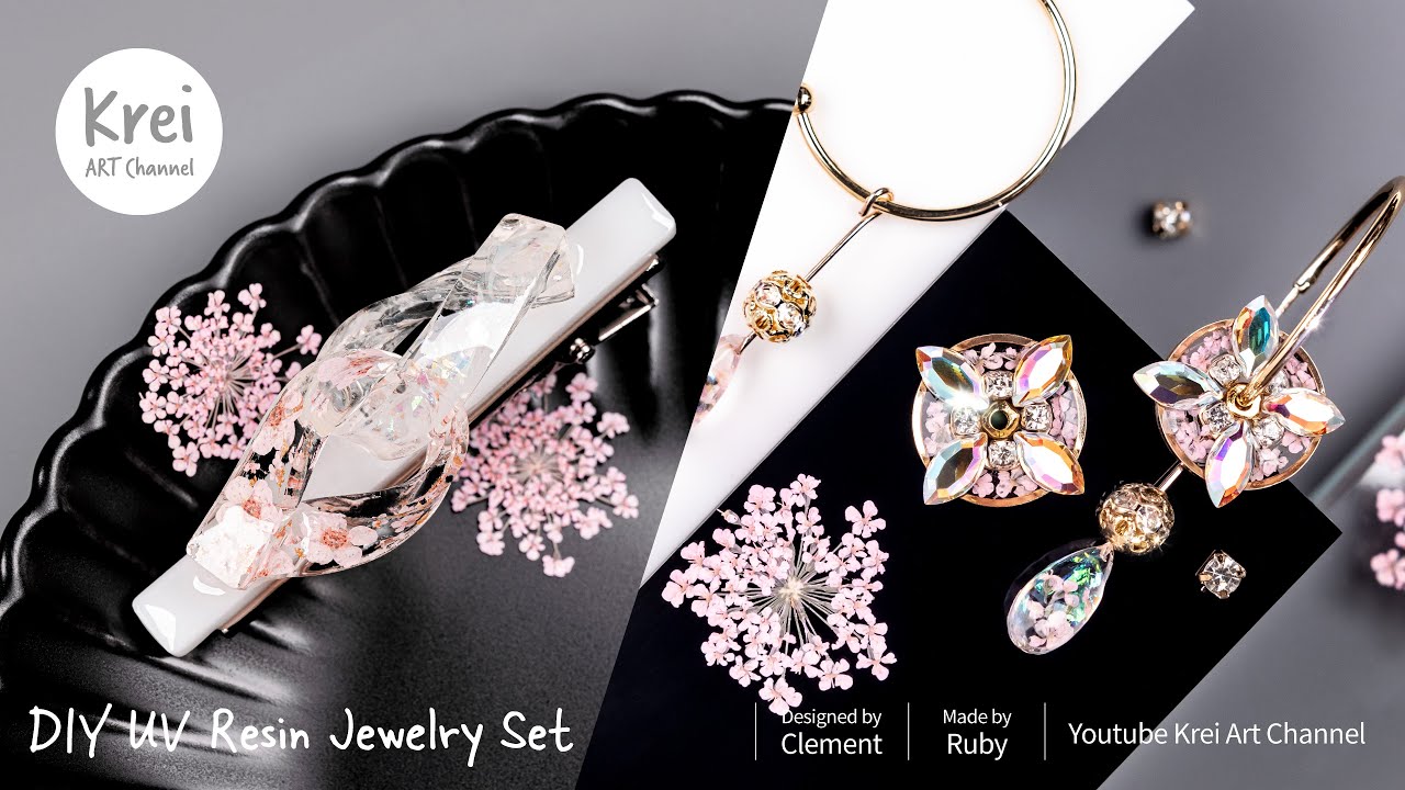 【UVレジン】ピンク プレミア パーフェクションなアクセサリー制作~ UV Resin - Crafting Pink Premiere Radiance Accessories