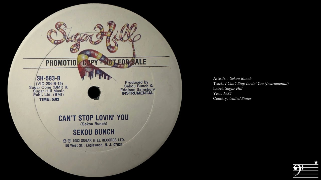 Sekou Bunch / Can't Stop Lovin' You (Instrumental)