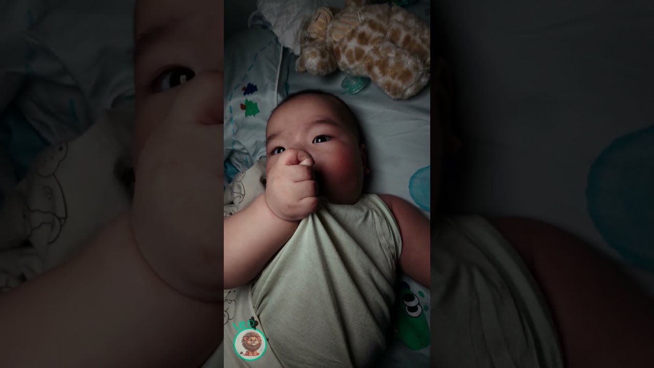 Leo wakes up, ready to demand his mom whip up his gourmet formula 😆