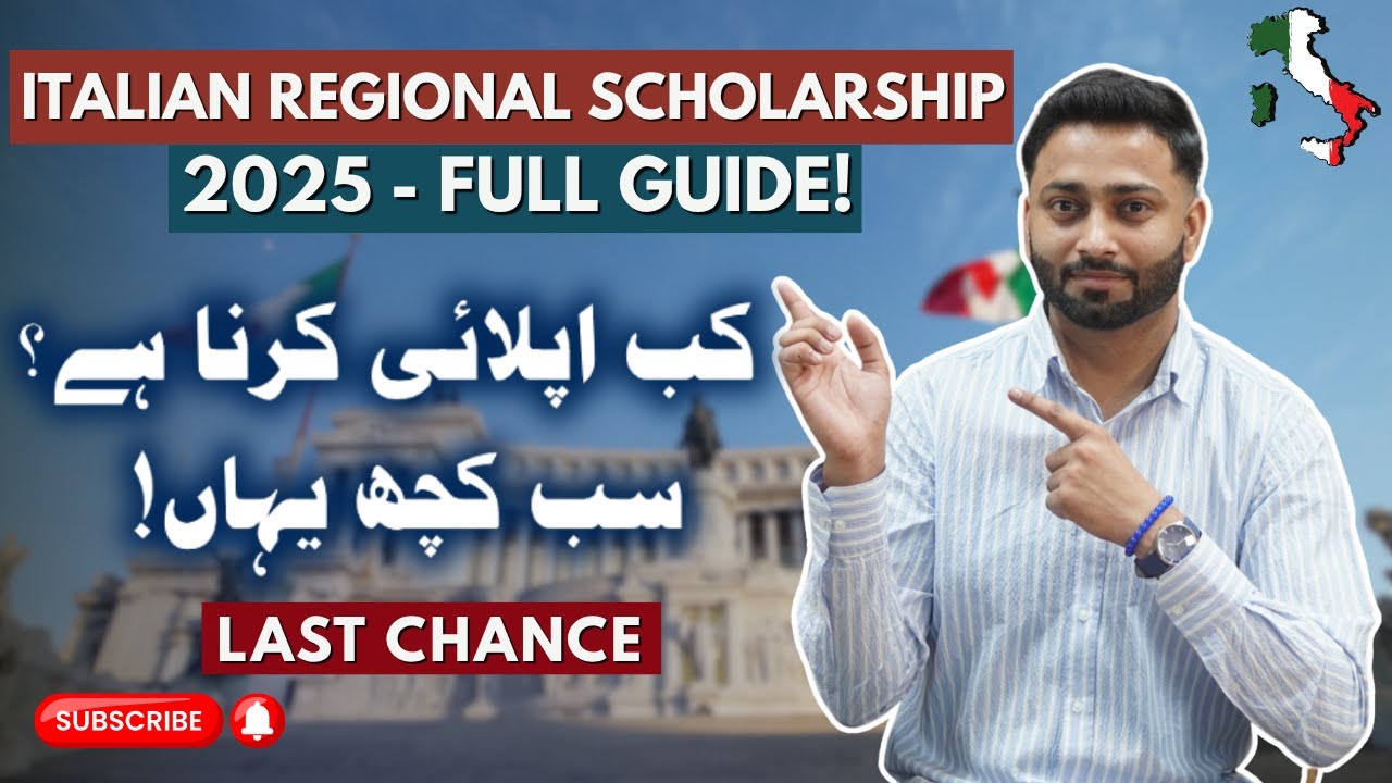 How to Win Italy Regional Scholarships | Study in Italy FREE 2025