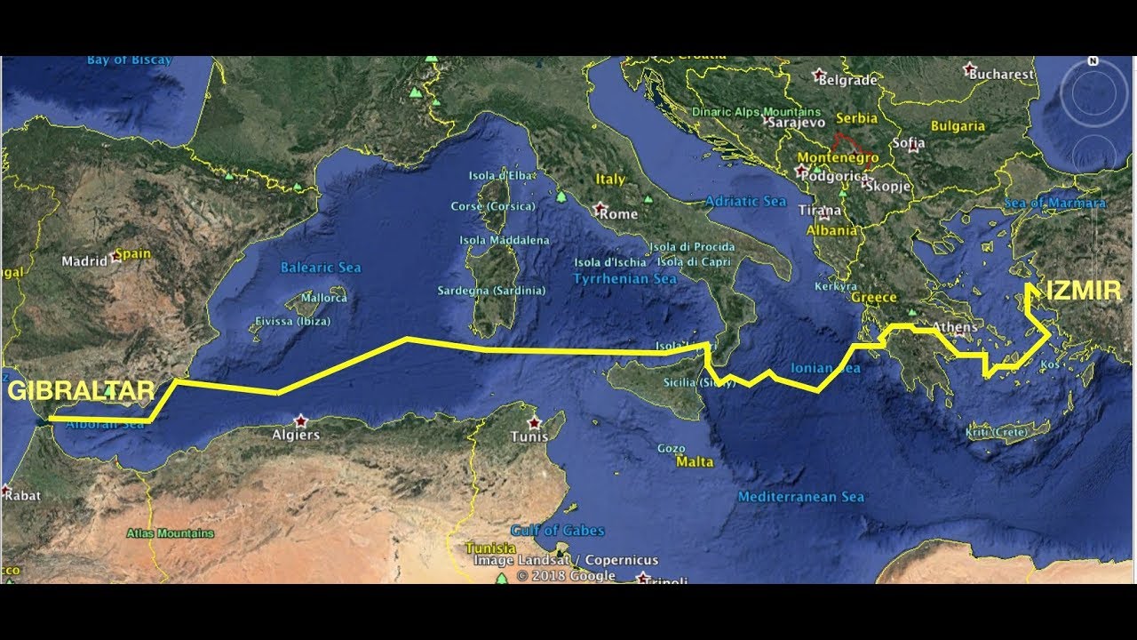 Mediterranean Crossing in a catamaran