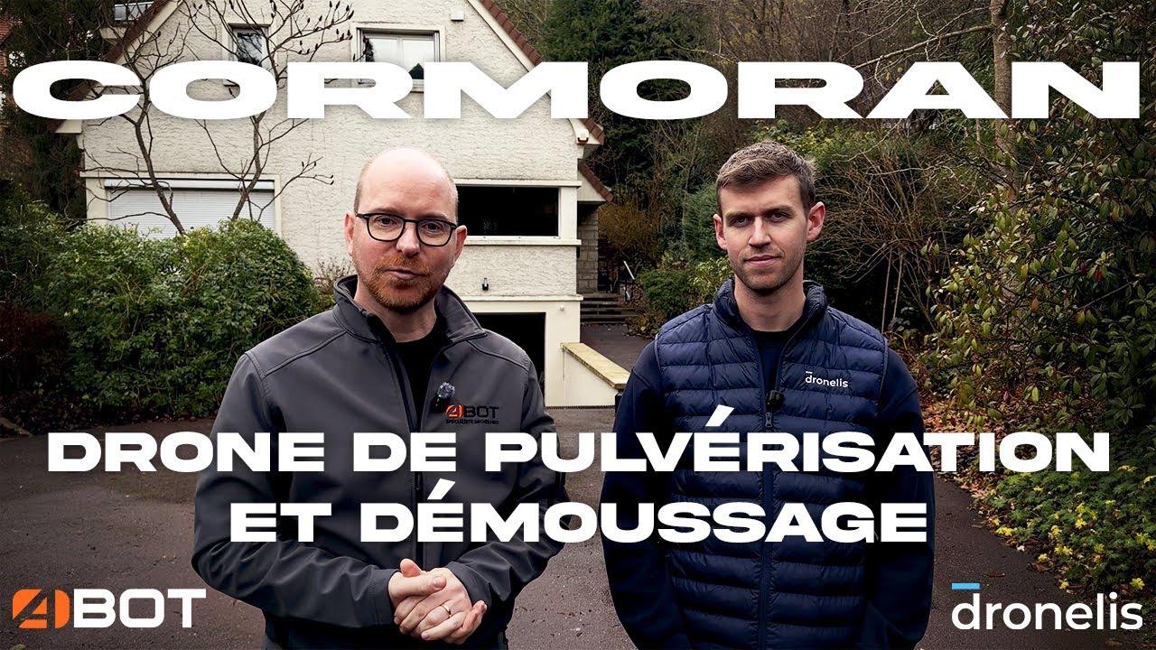 Présentation du drone CORMORAN : Drone de pulvérisation et démoussage