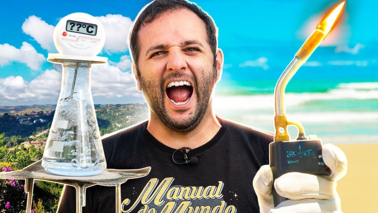 ÁGUA FERVE A 100°C? Você foi ENGANADO! Nós testamos
