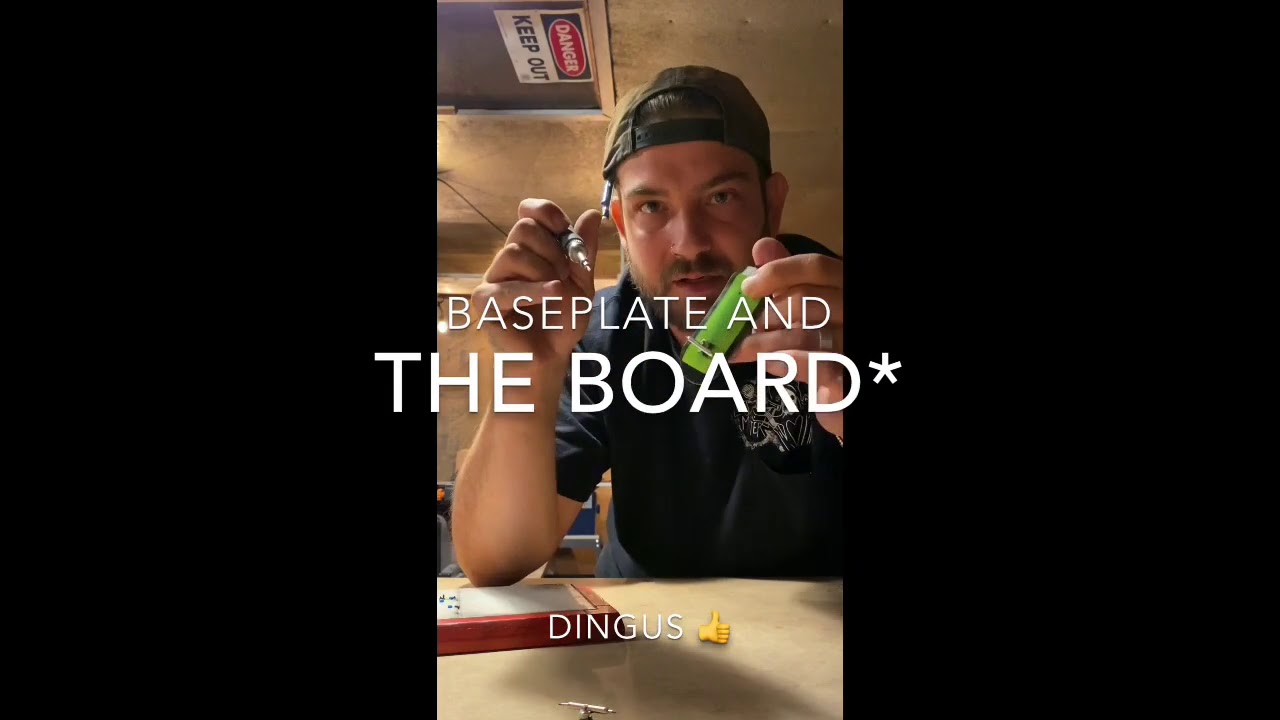How to thread fingerboard China trucks
