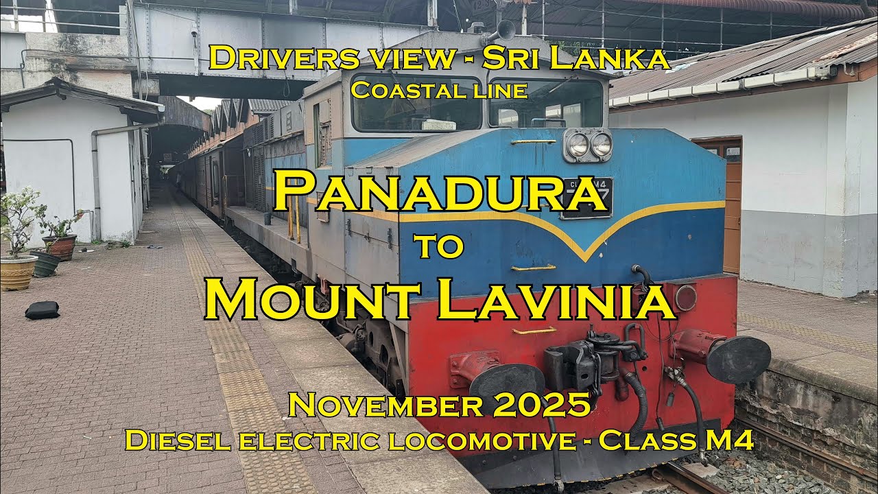 Drivers view Sri Lanka, Panadura to Mount Lavinia, Nov 2025