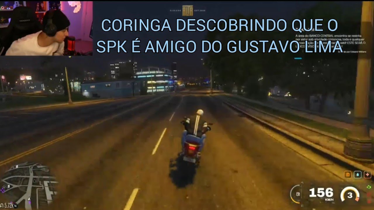 CORINGA DESCOBRINDO QUE O SPK É AMIGO DO GUSTAVO LIMA