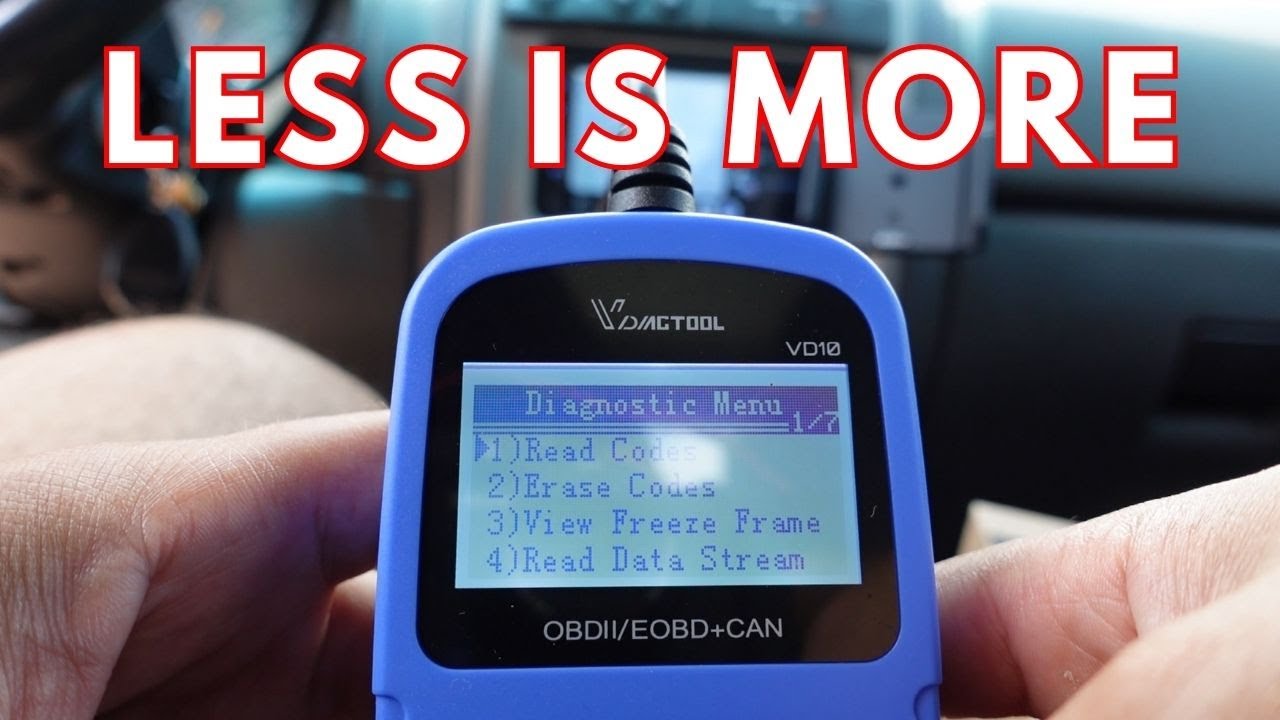 VdiagTool VD10 code reader - Less is more and why you might need one SEE IT FOR YOURSELF