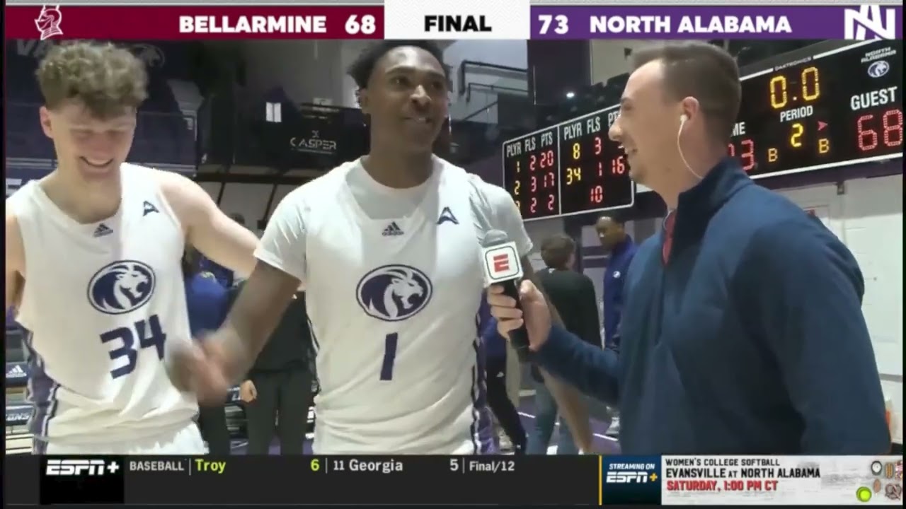 Lion Vision Update: UNA MBB vs Bellarmine Postgame