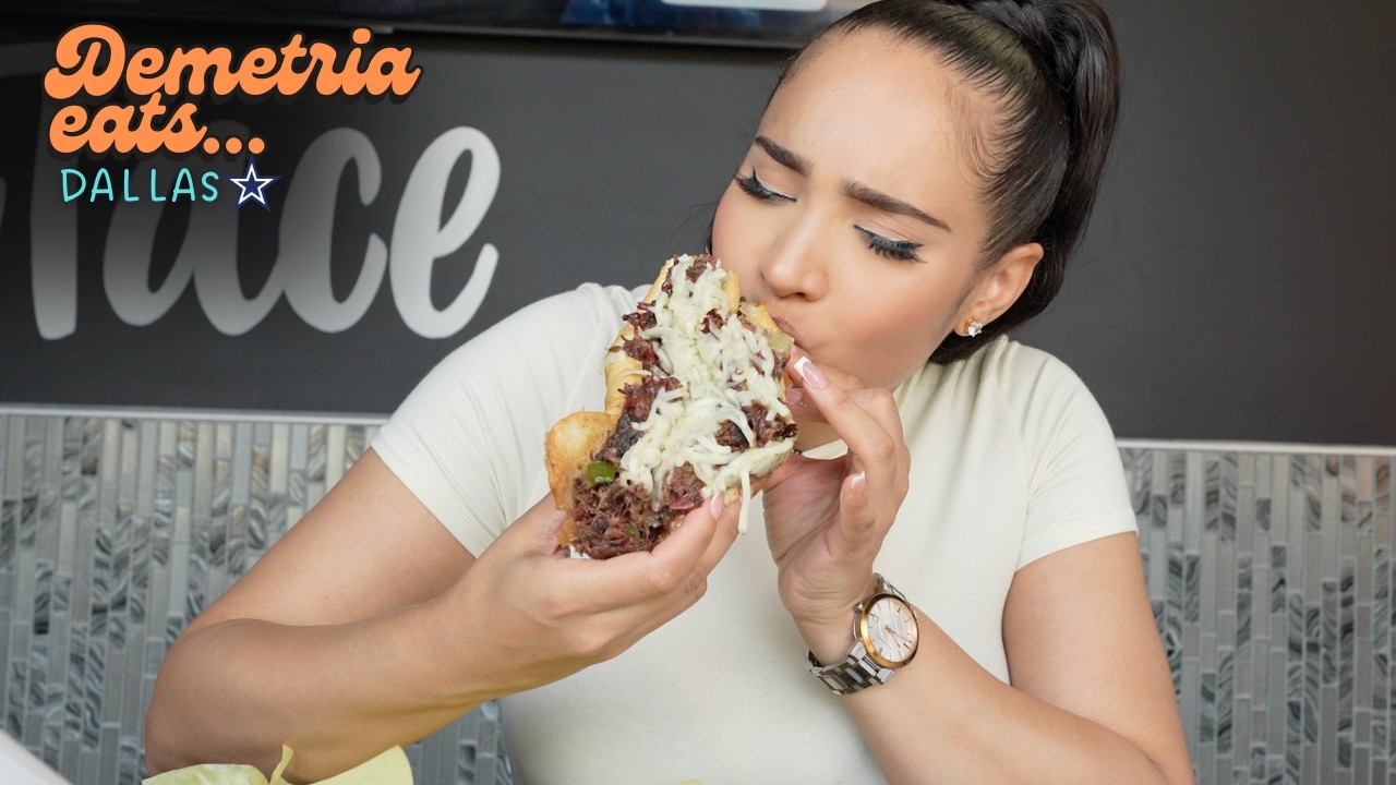 Demetria Eats: Best food I’ve had in Dallas!🔥 Jerk Ribeye Hot Pockets, Oxtail Philly Cheesesteak